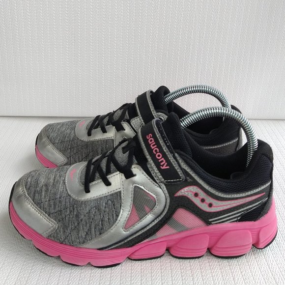 🖤SAUCONY GIRLS KOTARO 3 NO-TIE SNEAKERS SIZE 6.5🖤 - Picture 3 of 11